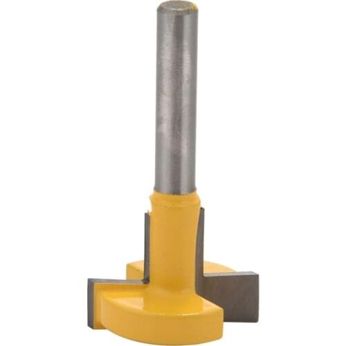 1/4 Inch Shank T-Slot Router Bit T-Track Slotting Milling Cutter