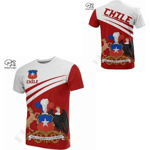 PLstar Cosmos 3DPrinted Newest Chile Argentina Mexico Country Unique Unisex T-Shirt Shorts Sleeve Funny Harajuku Streetwear A-1