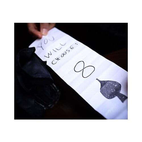 Glassandra (Gimmick and Online Instructions) Magic Tricks Magia Prediction Device Close Up Illusions Accessories Mentalism Props