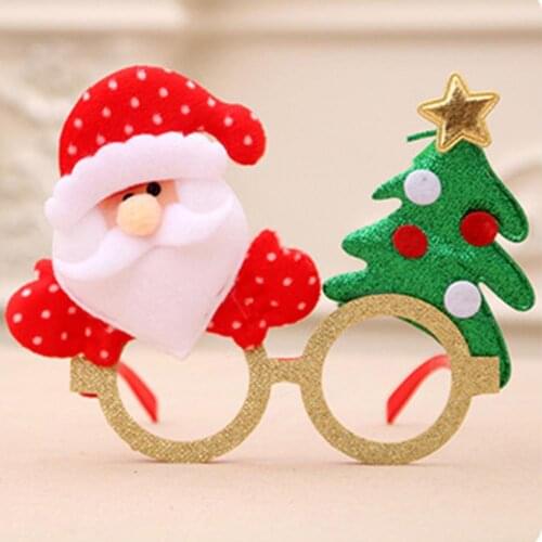 Exquisite Gift Xmas Tree Pattern 2022 Christmas Eyeglasses Frame for Party