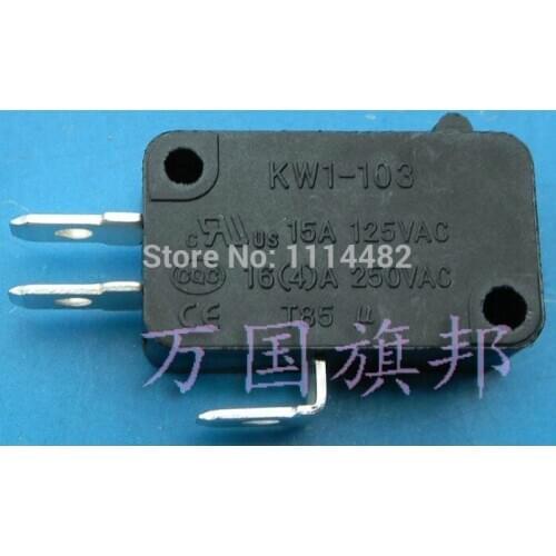 50pcs KW1-103-1 Induction cooker Microswitch Travel switch 16A/250VAV Cheap and Hight-quality KW1-103-1