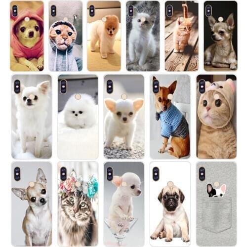 008FG Chihuahua Dog Puppy Soft Silicone Tpu Cover phone Case for xiaomi redmi 5A 8 8A 5Plus note 5 5A 8 8t Pro