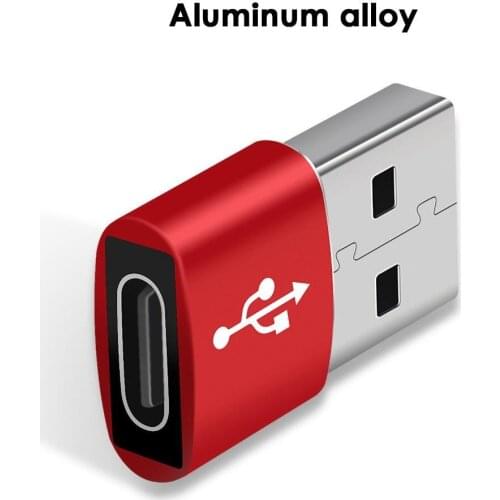 New Mini Type-C Female to USB 3.0 Male Adapter Data Transfer Charging OTG Connector Male USB to Type C OTG Adapter