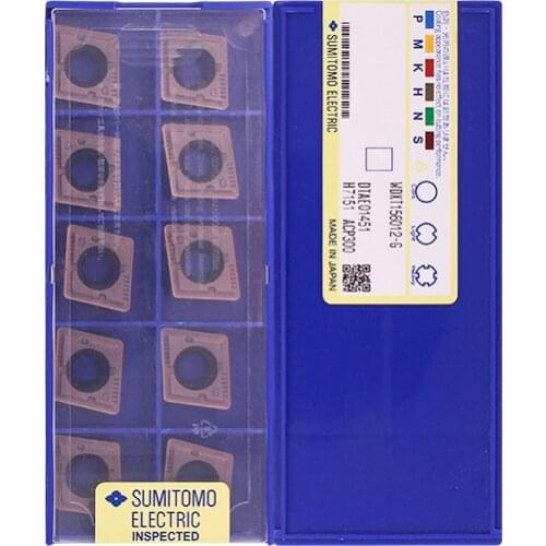 Original Carbide Insert CNC WDXT156012-G ACP300 U Drill Blade CNC Blade lathe Tools