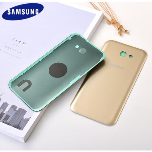 Original Samsung A72 Battery Back Cover Rear Door Housing Phone Replacement Case 3D Glass Dirt-proof Shell For Galaxy A72 A720