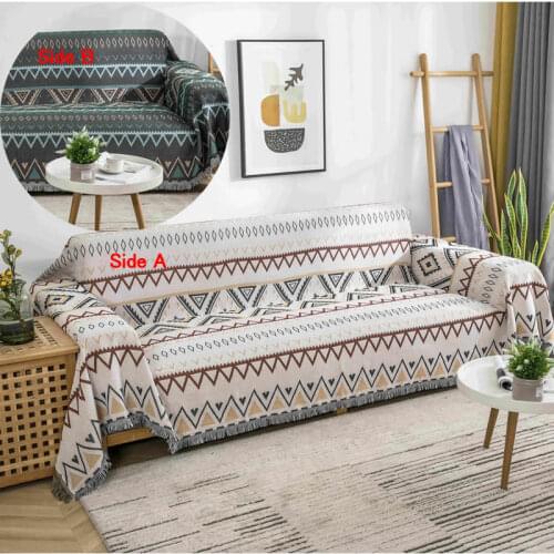 Tassel Sofa Throw Blanket Knitted Rugs Beach Towel Pet Mat Picnic Cloth Bedside Blankets Outdoor Bench Towel Photo Prop Tapestry