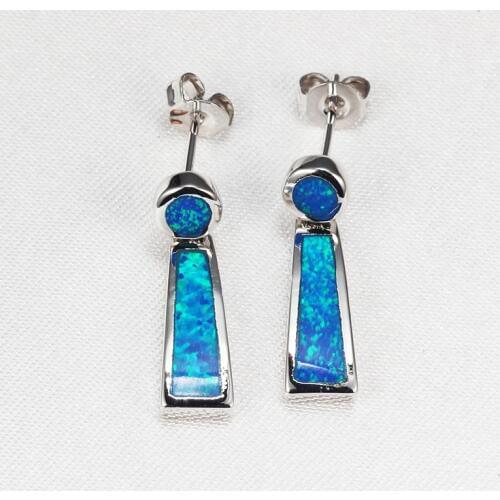 Blue Opal Earrings ER365