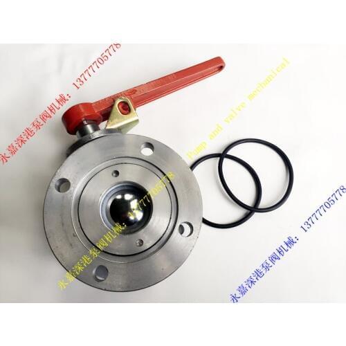 The 1.5 inch DN40 tank valve ball flange Aluminum Alloy elements