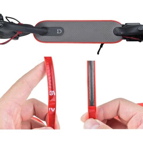 Scooter M365 Bumper Protective Scooter Strips Sticker Tape for Xiaomi Mijia M365 Electric Skateboard Scooter Decorative Strip