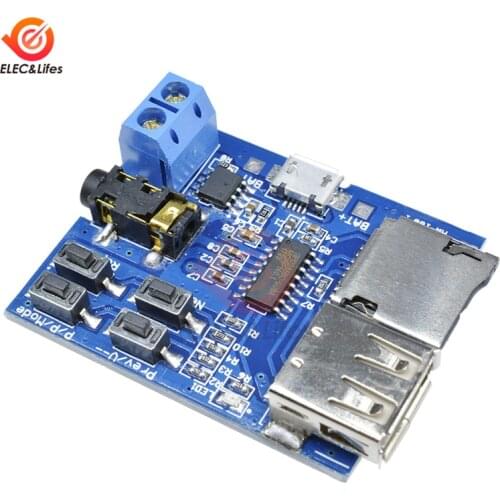 TF Card U Disk MP3 Format Decoder Board Module Amplifier Decoding Audio Player MP3 Player Decoder Board
