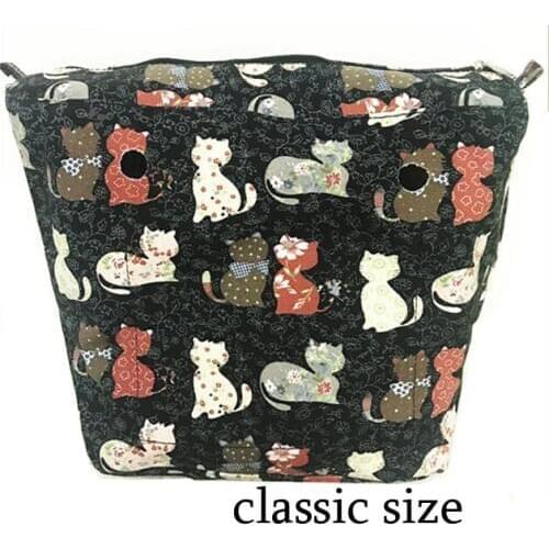 1 Interior Zipper Pocket lining insert bag for Obag womens bags big classic o lady bag 2018