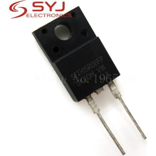 10pcs/lot STTH15R06FP STTH15R06 TO-220F-2 600V 15A In Stock