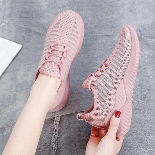 2020 Women Sneakers Woman Running Shoes Female Vulcanized Womens Casual Flats Women Walking Shoes Ladies Autumn Student Plus
