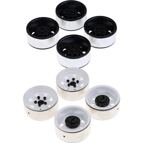 4pcs 1.9" Metal Wheel Rim for D90 SCX10 CC01 RC4WD RCRUN RC Crawler Car