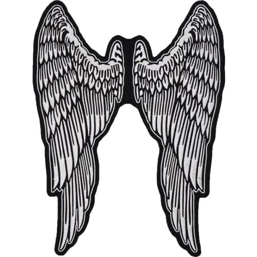 LARGE wingS Embroidered biker Patches for jeans Clothes jacket