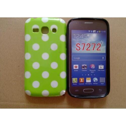 OEEKOI For Samsung Galaxy Ace 3 S7272 Colorful Polka Dots Soft TPU Cover Case for Samsung Galaxy Ace 3 S7270 S7272 Phone Case