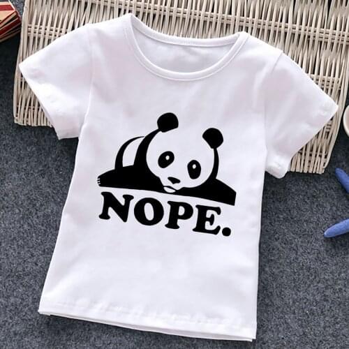 Children Cartoon Animals Design Tops Boys/Girls Casual Clothing Cute T Shirt Kids Cool White Short Sleeve T-Shirt Tees,YKP191