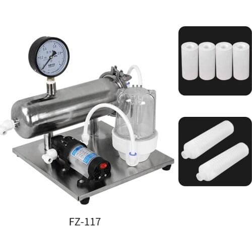 220V Electric Liquor Filter Wine Accelerating Aging Machine Self-Priming Wine Pump Household Filtering Filling Machine 200KG/H