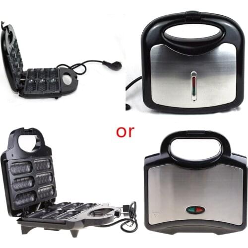 Electric Hotdog Baker Waffle Iron - Waffles on Stem, Waffle Sticks, Hot Dog Maker EU Plug