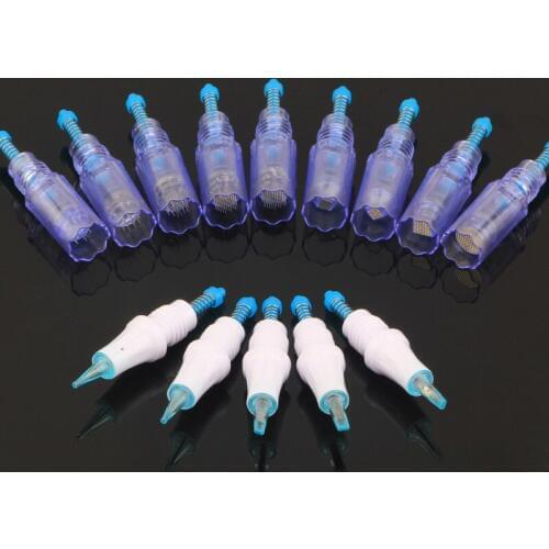 100pcs V8 V6 V3 Needles cartridges Artmex MTS Semi permanent makeup tattoo machine spare parts M9 M12 M36 M42 Nano needle