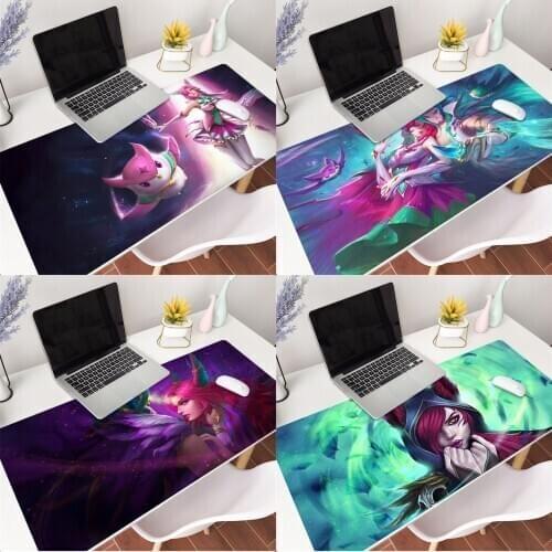 MaiYaCa Star Guardian Xayah and Rakan Mousepad XXL Mouse Pad Laptop Desk Mat pc gamer completo for lol/world of warcraft