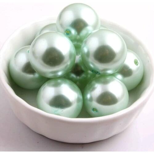 Kwoi vita 20mm Chunky Fashion A54 100pcs a lot , Loose Imitation Plastic Pearl for Chunky Beads Jewelry