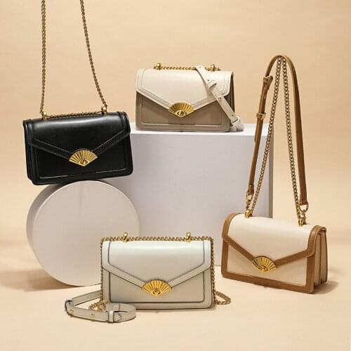 Chain Small Bag Women Square Fashion Trend Color Matching Single Shoulder Messenger Bag Female Crossbody Bags