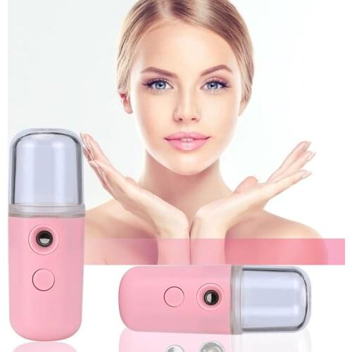 Mini Face Steamer USB Sprayer Humidifier Hydrating Anti-aging Wrinkle Women Beauty Skin Care Moisturize Disinfect Nebulizer