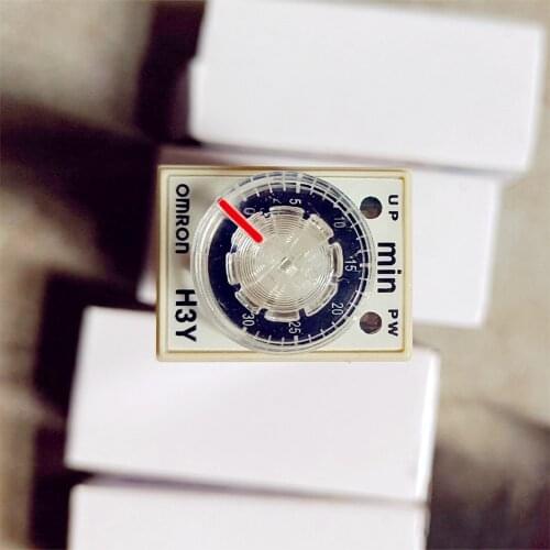 H3Y-2-C 220VAC 1S 5S 10S Authentic original Time relay Fast delivery