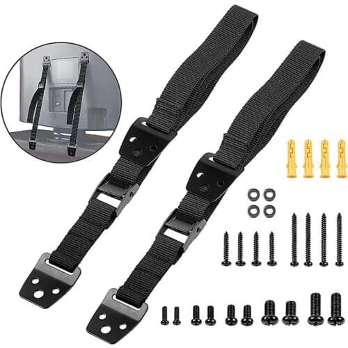 Flat Screen TV Furniture Anti Tip Straps Wall Anchors for Child Safety Baby Proofing Dresser Bookcase Cabinets