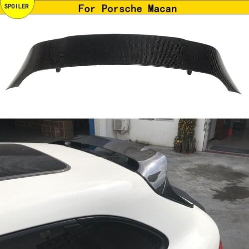 Roof spoiler For Porsche Macan 2014-2017 For Macan Rear Spoiler Wing Splitter Car Body Kit Carbon Fiber