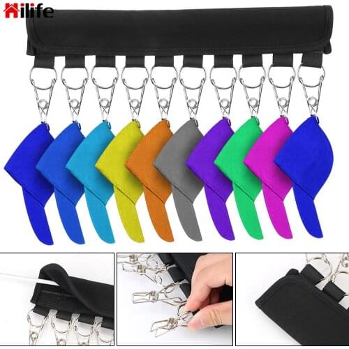Hat Towel Hanger Clip Foldable Hanging Rack Holder Storage Retaining Clip Cap Rack Clothes Holder Closet Kitchen Rack Holder