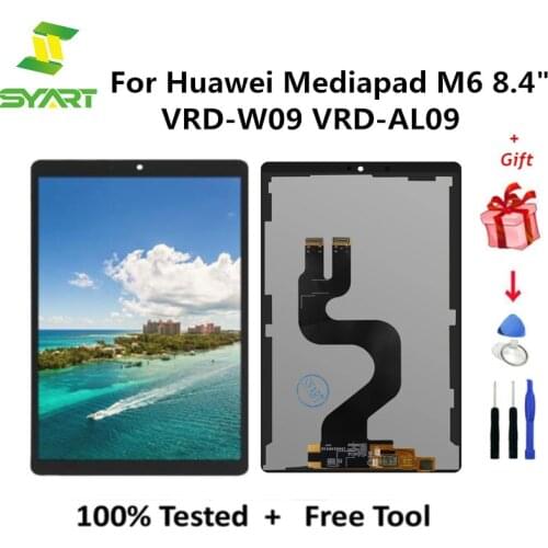 LCD Screen For Huawei MediaPad M6 8.4" VRD-W09 VRD-AL09 Touch Screen Glass +Lcd Display Touch Screen Digitizer Assembly Display