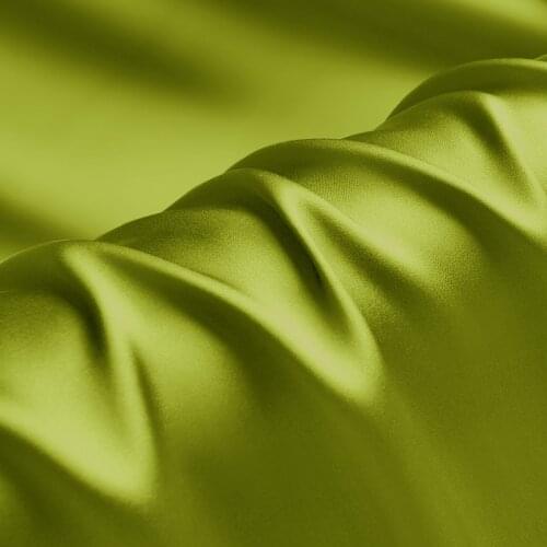 100% silk natural luxury mulberry charmeuse16 19 22m/m 6A grade 45"( 114cm )width yellow green clothing bedding silk fabric