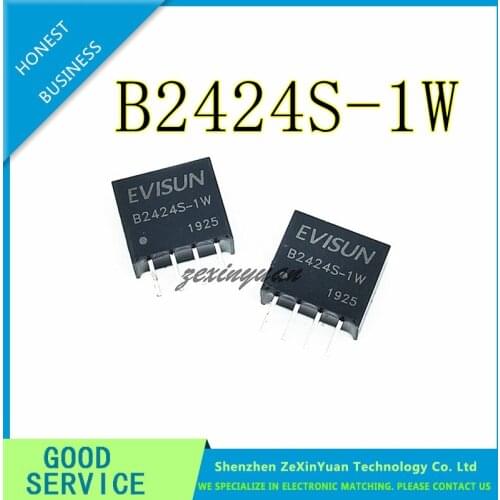 5PCS 10PCS B2424S-1W B2424S SIP-4 NEW DC-DC power module input 24V single output 24V
