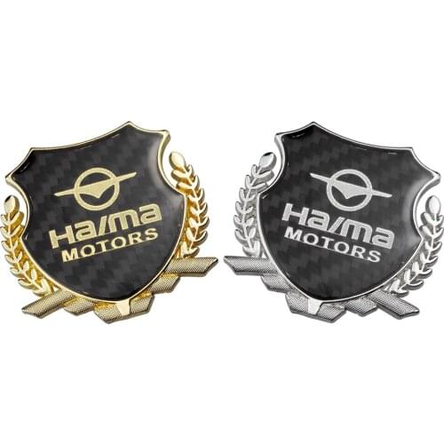 Auto Decoration Decal for Haima 3 7 Freema Family S3 S5 S7 323 Happin Fstar B Emblem Fender Body Sticker Metal Car Styling