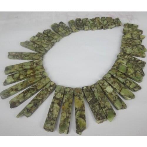 Gems Stone Beads Green Lemon Imperial Emperor Rock Jewelry Beads for Pendants Bracelets Wholesale