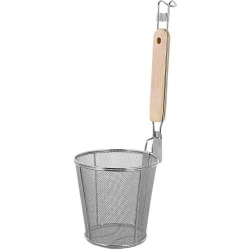 Stainless Steel Colander Hot Filter Pasta Spoon Cooking Soup Powder Fence Vegetable Basket Noodles Filter Mesh Scoop