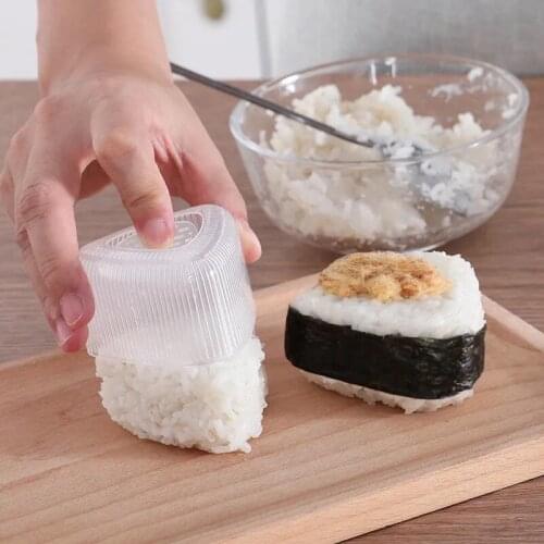 Sushi Mold 4PCS/Set Onigiri Rice Ball Food Press Triangular Sushi Maker Mold Sushi Kit Japanese Kitchen Bento DIY Accessories