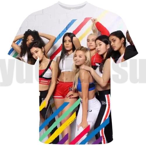Now United Group Women 3D T-shirt Better Album Now United Lyrics Harajuku Streetwear Boy Girls Hip Hop Short Sleeve Top Kids Tee