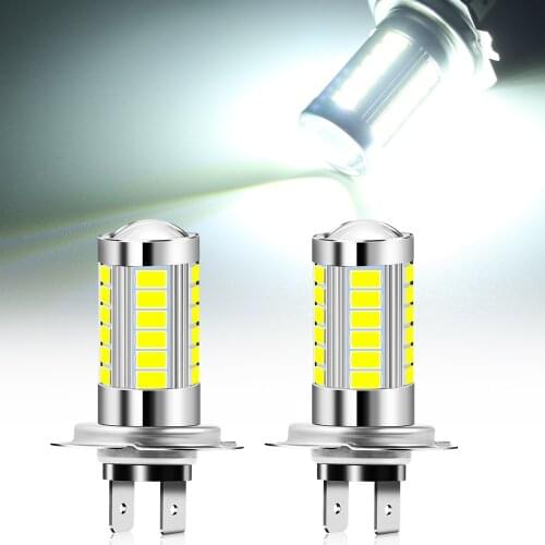 H7 6000K Super Bright LED Car Fog Driving Light Lamp Bulb for Audi C6 R8 A1 A3 Q3 A4 A5 Q5 A6 S6 A7 B6 B7 B8 8P 8V 8L TT RS