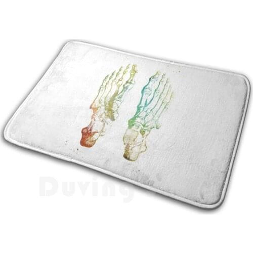 Foot Bones Carpet Mat Rug Cushion Soft Non - Slip Foot Bones Foot Anatomy Orthopedic Surgery Skeletal System Foot Bone