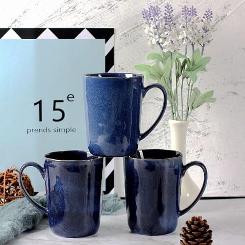 400ML Creative Star Dream Mug Elegant Ceramic Coffee Milk Drink Cup With Handle Birthday Gift Souvenir