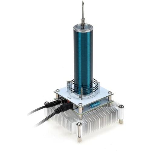 Music Tesla Coil Light-up in Space Plasma Horn Electronic Technology DIY Production