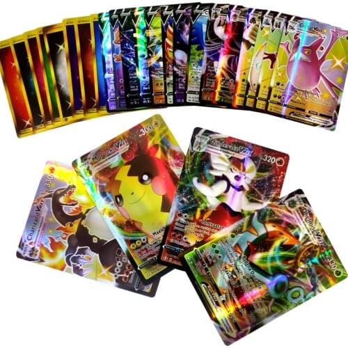 New Spanish Version Pokemon Card V VMAX GX TAG TEAM ENERGY TRAINER V MAX Battle Carte Trading Game Collection Shining Card Toys