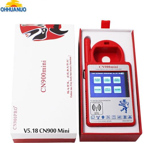 NEW V5.18 CN900 Mini Transponder Key Programmer Mini CN900 for 4C 46 4D 48 G Chips English Language