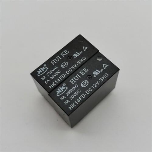 2PCS Industrial electronic circuit board DIY Hk14fd-hk14fh-dc5v-dc12v-dc24v-shg relay 8-pin 5a16a