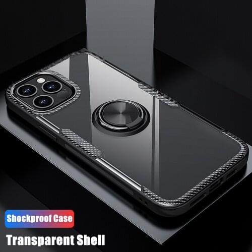 Anti Shock Case For iPhone 12 11 Pro Xs Max XR X 8 7 6 6s Plus Transparent Magnet Case Cover For Apple iPhone 11 12 Pro Max mini