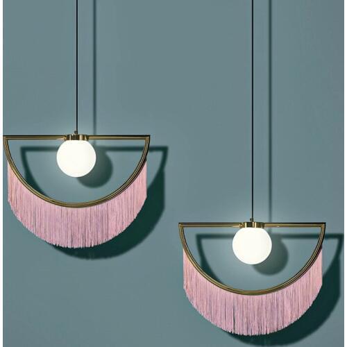 Pink pendant light lastest pendant lamp eyelash pendant light fashion hanging lamp