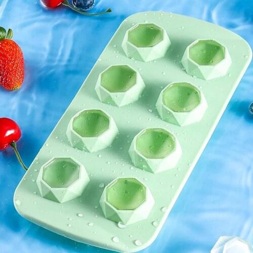 Silicone Ice Cube Maker Form Jelly Candy Cake Pudding Chocolate Molds Reusable Fun Diamond Star Shaped Ice Cube Trays Molds